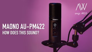 Check out this budget USB microphone - The Maono AU-PM422