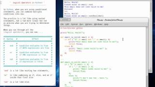 Python 18 Logical Operators