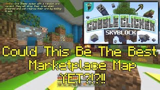 Minecraft: Cobble Clicker Skyblock By Polymaps(Review)