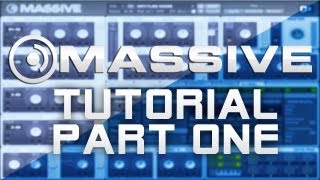 Complete MASSIVE Tutorial + Demos/Example Song Part 1- LFO Bass