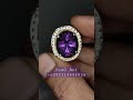 Natural Amethyst Quartz Costum Cut Ring Perak Handmade Minat +6282114494934