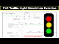 PLC Traffic Light Simulation: Hands-on Programming Exercise