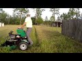 mowing the most overgrown property of the year