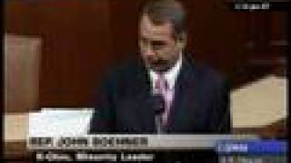 john boehner gets weepy again...wall street bail out bill \