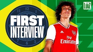'I'm happy Lacazette & Aubameyang are on my side now!' | David Luiz's first Arsenal interview