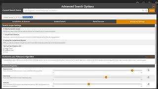 Advanced settings Mars