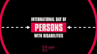 UA92 celebrate International Day of Persons With Disabilities 🌟