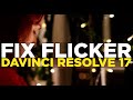 How to Fix Flicker Quickly and Easilly - Davinci Resolve 17 Tutorial