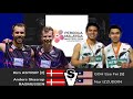 Goh Sze Fei, Nur Izzuddin vs Kim Astrup, Anders Skaarup Rasmussen | QF MD Perodua Malaysia Masters