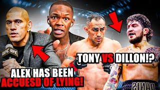 Alex Pereira ACCUSED of LYING! Adesanya RESPONDS! Tony Ferguson VS Dillon Danis in GFL!?