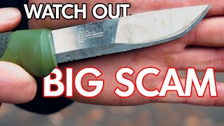 YOUR SUPER SUPERMARKET SCAMMES YOU!! | Fake Mora Knives ALERT!!