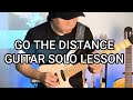 alvin deleon is live! MICHAEL BOLTON GO THE DISTANCE GUITAR SOLO LESSON