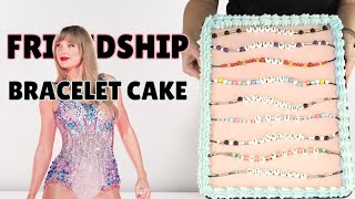 Taylor Swift Friendship Bracelet Cake!