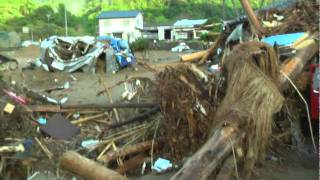 台風12号被害報告⑦　和歌山　那智勝浦町