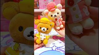 Kawaii Rilakkuma \u0026 Korilakkuma Japan Exhibition Limited Plushies💛💗 #shorts #rilakkuma #korilakkuma