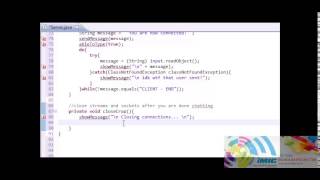 Intermediate Java Tutorial 44 Closing Down the Streams and Sockets