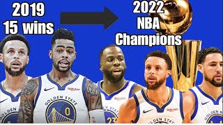 Timeline of How the Warriors Rebounded from the Worst Record to NBA Champions!