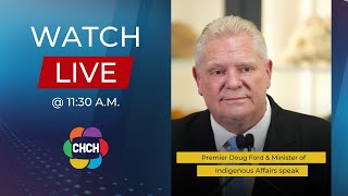 Premier Doug Ford to make announcement at 11:30 a.m. in Toronto