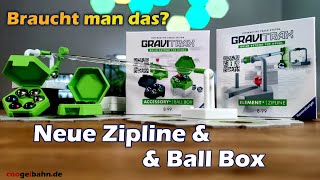 GraviTrax ZIPLINE 🆕 Vergleich ALT VS. NEU - Was die neue Seilbahn besser macht ➕ Ball Box