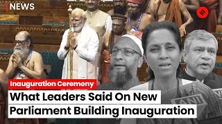 BJP Leaders Hail Parliament Building Inauguration As Opposition Leaders Critique | Sansad Bhawan
