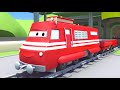 Train for kids -  Troy the Train Helps Cars to Make a Fire for their BBQ - Troy The Train