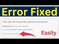 How To Fix Err SSL Protocol Error On Microsoft edge And Google Chrome Browser | Easiest Way