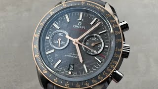 Omega Speedmaster Moonwatch Grey Side of the Moon Meteorite 31163445199001 Omega Watch Review