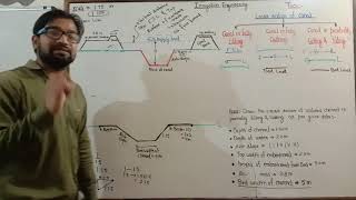 Irrigation engineering ! Part 2 ! Canal in partially cutting and filling ! Civil engineering drawing