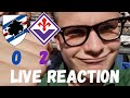 [GODOOO] LIVE REACTION DALLO STADIO SAMPDORIA-FIORENTINA 0-2: IL GOL DI MILENKOVIC DECIDE IL MATCH