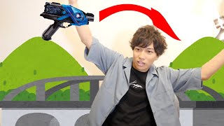 ショットライザーが橋の上から落ちちゃった。。仮面ライダーゼロワン37話裏話！