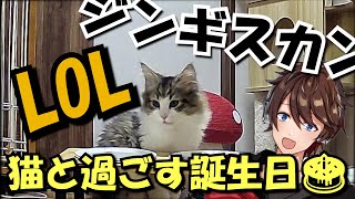 【誕生日配信】猫を眺めながらlolをして肉を焼いた