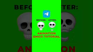 Animation emoji tutorial ! #animationemoji #iphoneemoji #telegram #emoji