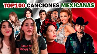 🇨🇺CUBANAS REACCIONAN a  LAS 100 CANCIONES MAS ESCUCHADAS DE 🇲🇽MEXICO