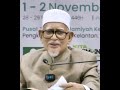 Tuan Guru Haji Hadi mimpi Rasulullah SAW