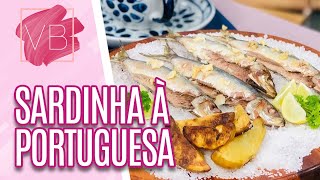 Sardinhas assadas à portuguesa e batatas ao forno - Você Bonita (31/01/20)