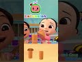 Let's Build a Tower! #Shorts | CoComelon Nursery Rhymes and Kids Songs #nurseryrhymes