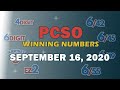 P115M Jackpot Grand Lotto 6/55, EZ2, Suertres, Megalotto 6/45 | September 16, 2020