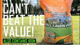 Best Fall Fertilizer - Menards Fertilizer - Fall Lawn Care, Why this product?