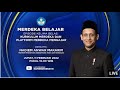 LIVE MERDEKA BELAJAR episode 15: Kurikulum Merdeka dan Platform Merdeka Mengajar