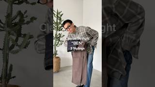 クラシックストレート“BEN”を使ったスタイリングを3つご紹介👖 #shorts