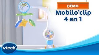 Mobilo'clip 4 en 1 - Un mobile pour accompagner bébé partout dans son sommeil ! | Vtech