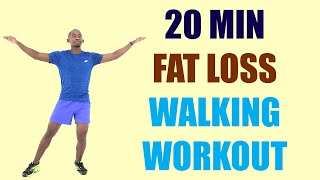 20 Minute Fat Loss Walking Workout/ Indoor Walk at Home Workout