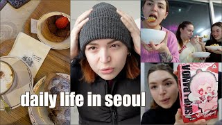 weekly seoul vlog - surviving winter, home cooking, movie night and blindbox unboxing!