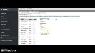 Flagged/Missing Assignments (Infinite Campus)