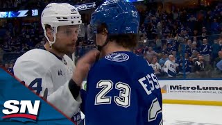 Maple Leafs And Lightning Exchange Handshakes Following Toronto's Game 6 Victory