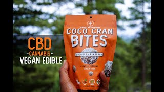 CBD Infused (Cannabis) Vegan Snack! Coconut Cranberry Energy Bite. (Not The Average Edible)