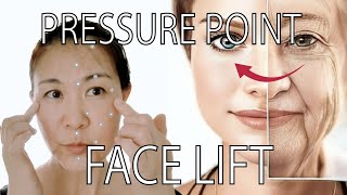 NATURAL FACE LIFT USING PRESSURE POINTS. Erase your sagging facial muscles. Easy to follow.