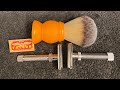 Rex Konsul vs Yaqi Ultima Slope. Slant razor shave comparison. macduffs summer cabin, treet