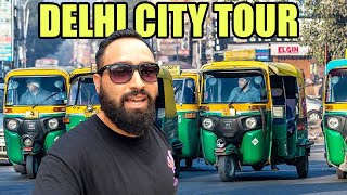 CRAZY City Tour of Delhi, India by Rickshaw 🇮🇳 ($3 Ride)