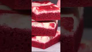 Red Velvet Cheesecake Brownies #shorts